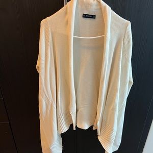 Used once Zara off white shawl cardigan